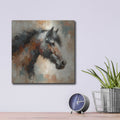 'Brown Horse 2' by Rich Monet Metal Wall Art