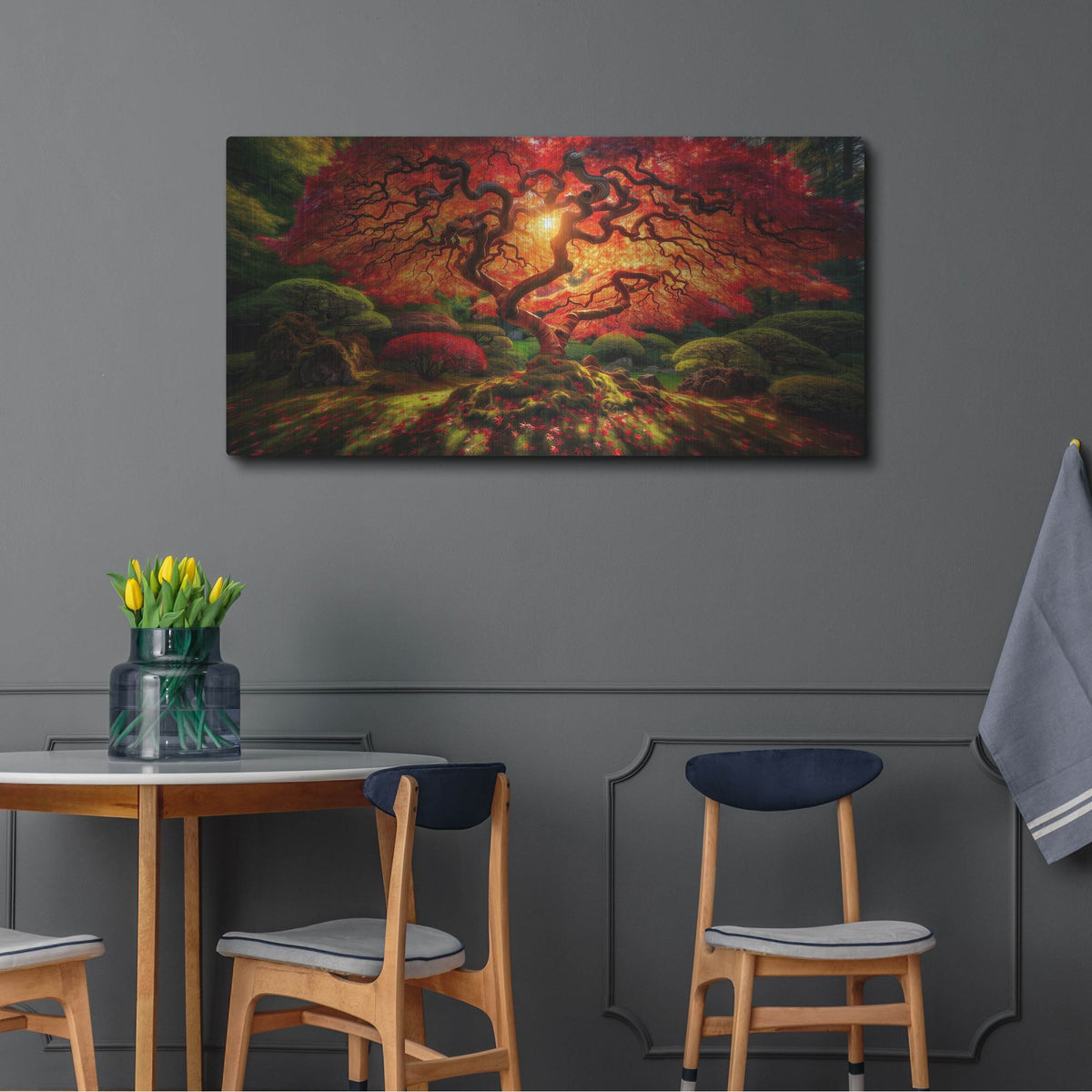 'Fire Garden' by Rich Monet Metal Wall Art