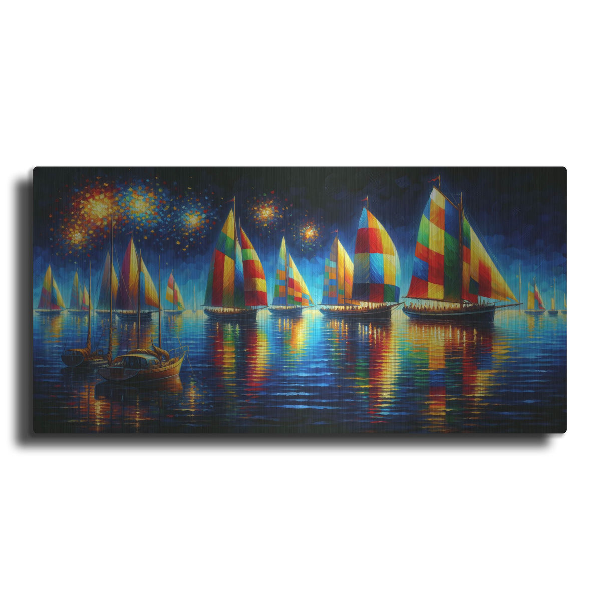 'Here For The Fireworks' by Rich Monet Metal Wall Art