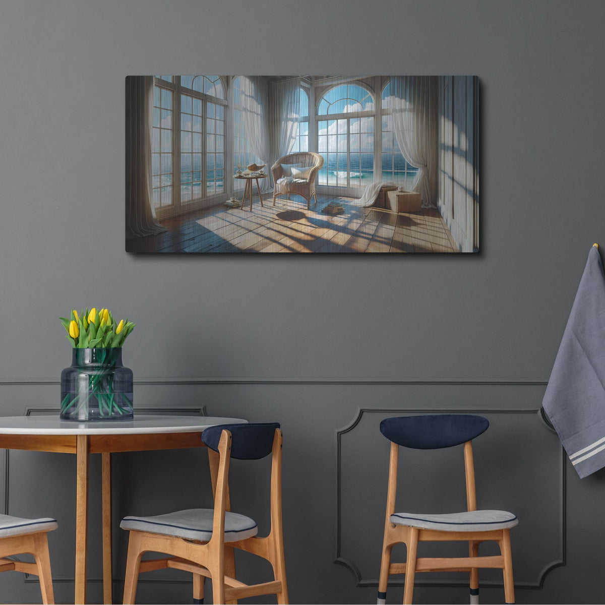 'Reading Room' by Rich Monet Metal Wall Art