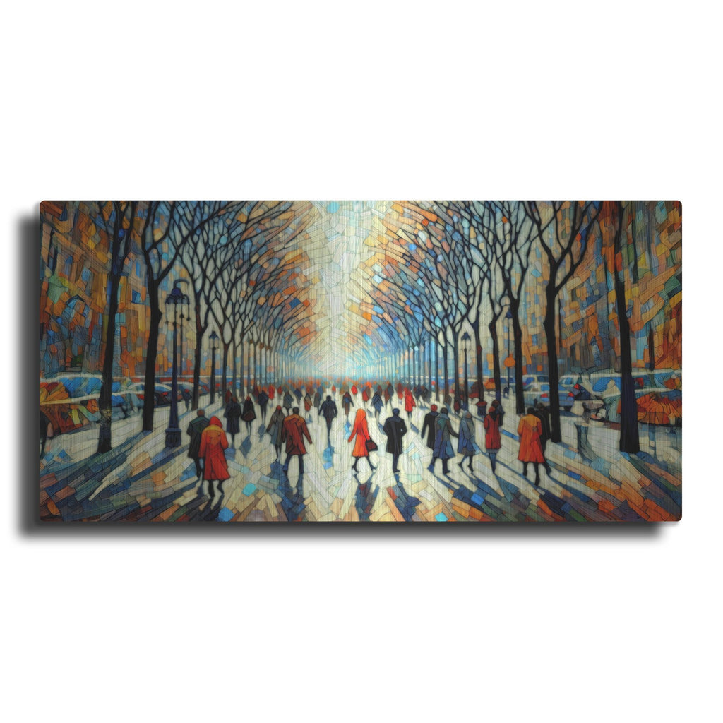 'Rush Through The Park' by Rich Monet Metal Wall Art