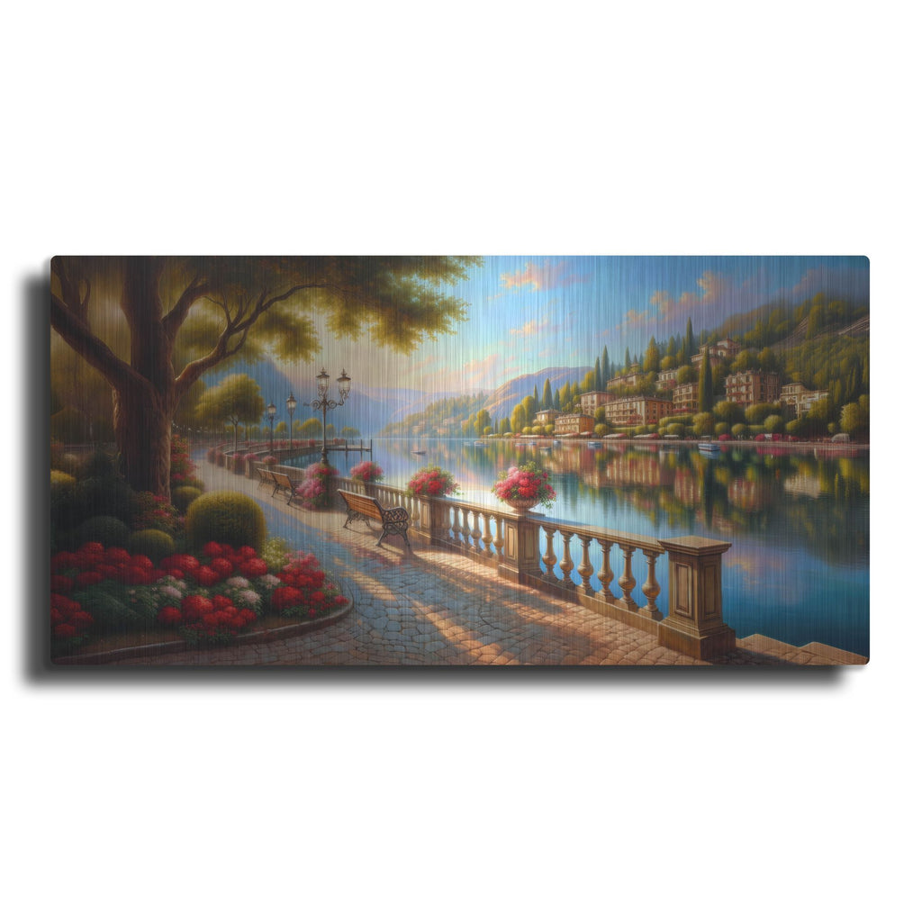 'Somewhere In Italy' by Rich Monet Metal Wall Art