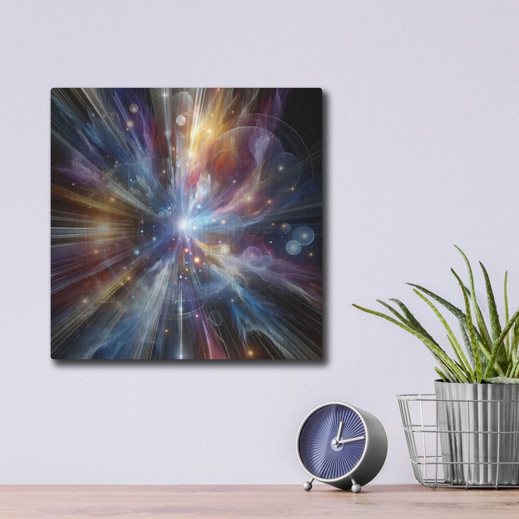 'Space Explosion' by Rich Monet Metal Wall Art