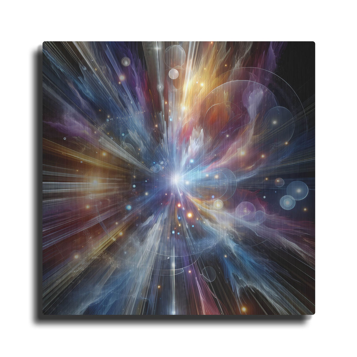 'Space Explosion' by Rich Monet Metal Wall Art
