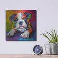'Woof American Bully' by Rich Monet Metal Wall Art