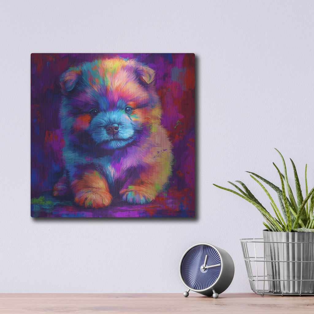 'Woof Chow Chow' by Rich Monet Metal Wall Art