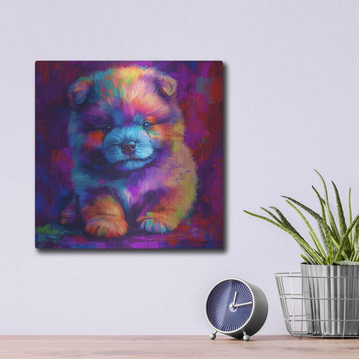 'Woof Chow Chow' by Rich Monet Metal Wall Art