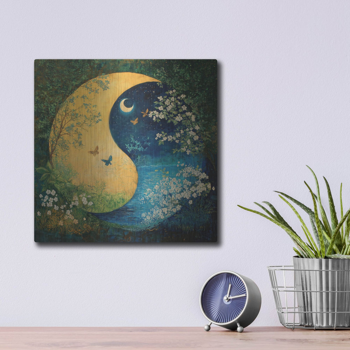 'Yin-yang' by Rich Monet Metal Wall Art