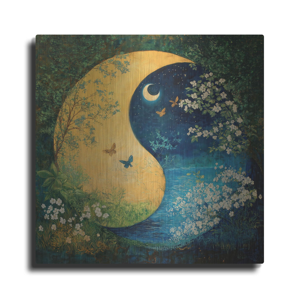 'Yin-yang' by Rich Monet Metal Wall Art