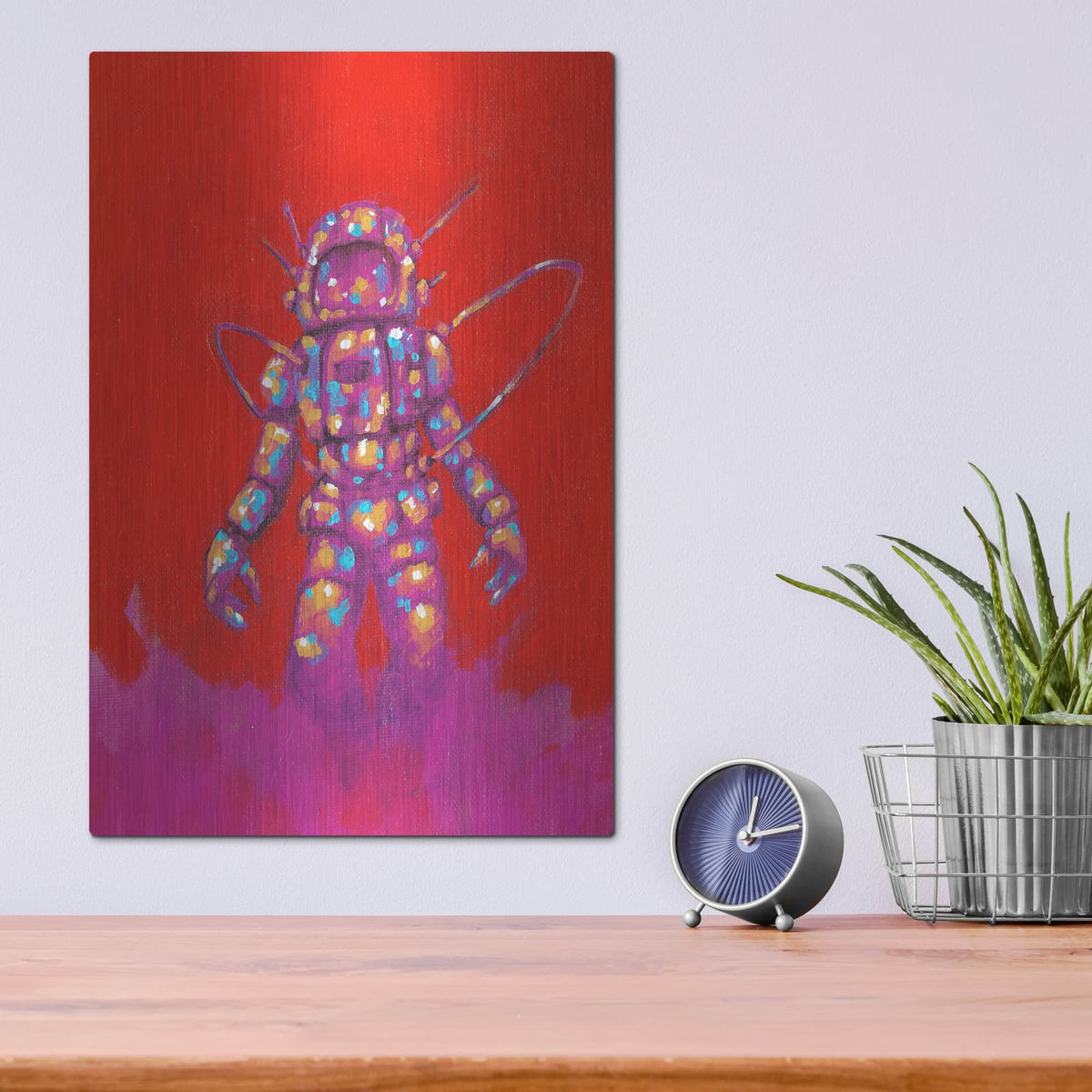 'Zapow Art I' by Craig Snodgrass – Metal Wall Art, 12x16 room view