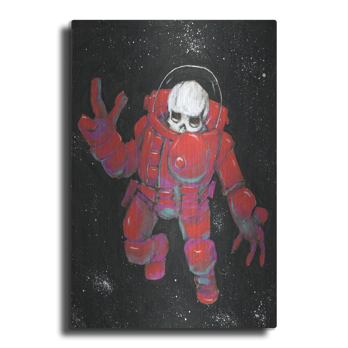 'Astro Skull' by Craig Snodgrass – Metal Wall Art