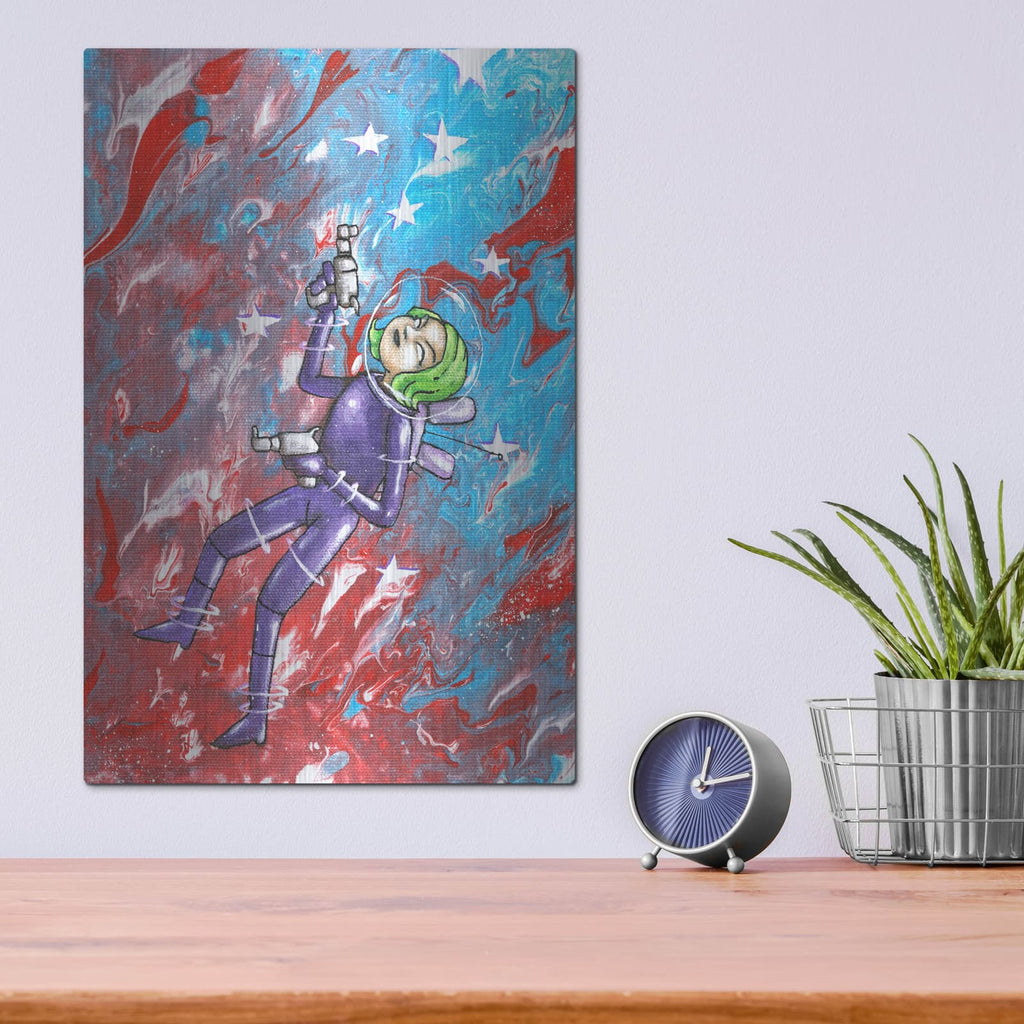 'Space Girl 1' by Craig Snodgrass – Metal Wall Art, 12x16 room view