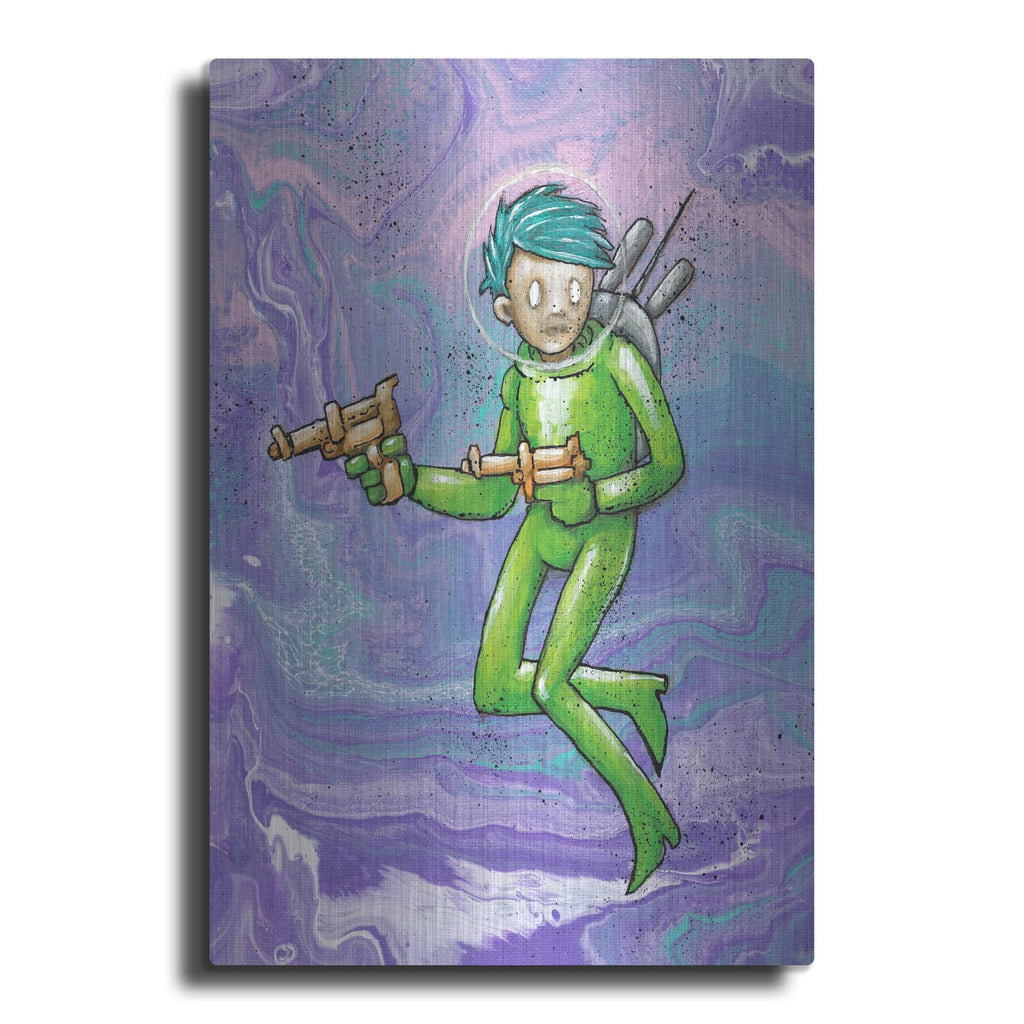 'Space Girl 2' by Craig Snodgrass – Metal Wall Art