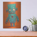'Frank-o-bot' by Craig Snodgrass – Metal Wall Art, 12x16 room view