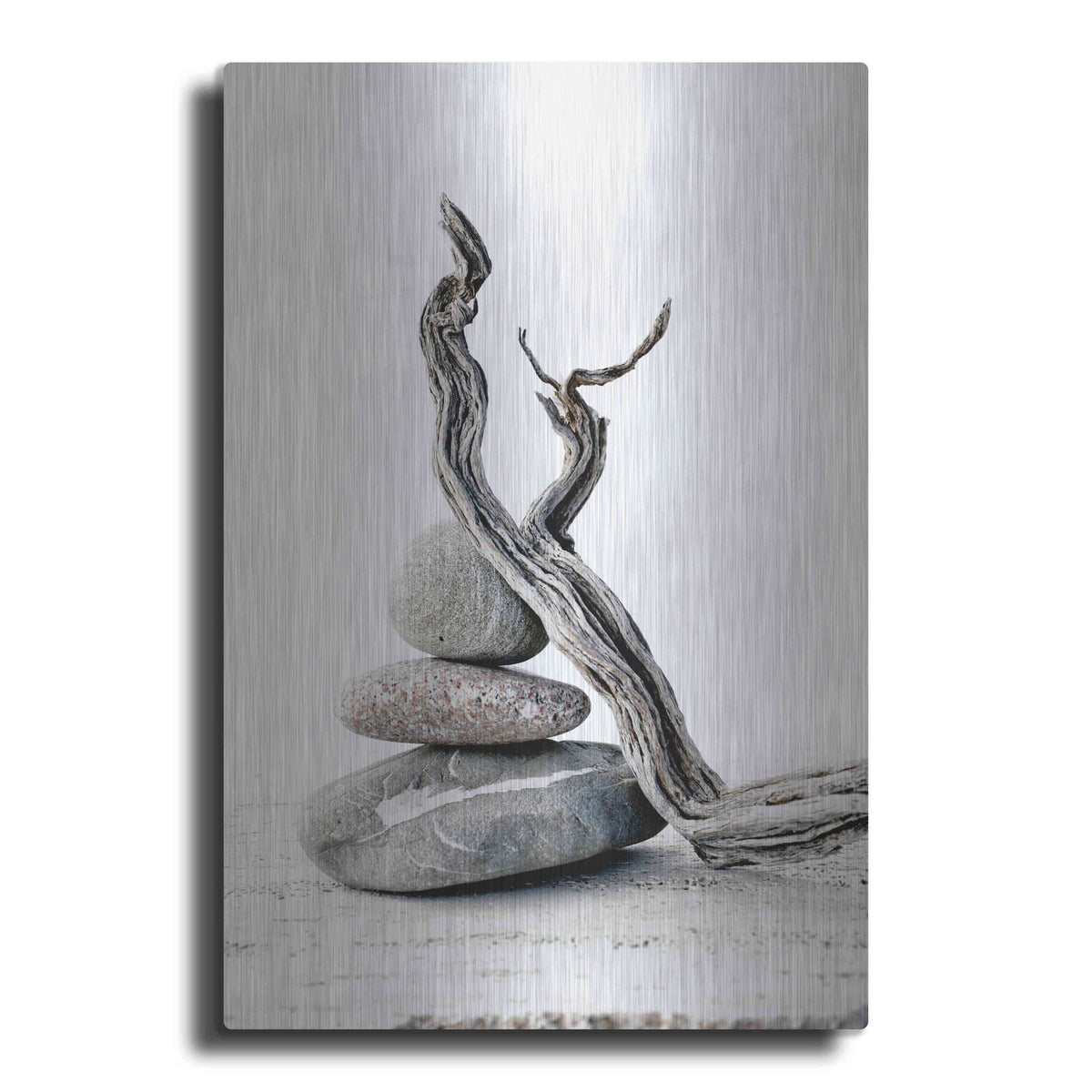 'Elemental Zen' by Elena Ray – Metal Wall Art