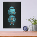 'We Bot Painting 17' by Craig Snodgrass – Metal Wall Art, 12x16 room view