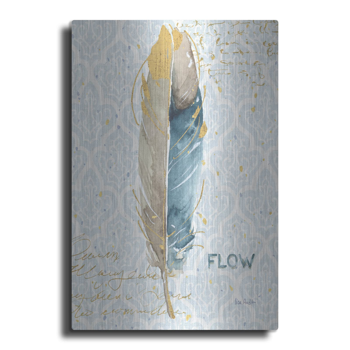 'Indigold XXI' by Lisa Audit – Metal Wall Art