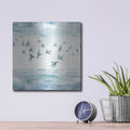 'Indigold XXII' by Lisa Audit – Metal Wall Art, 12x12 room view