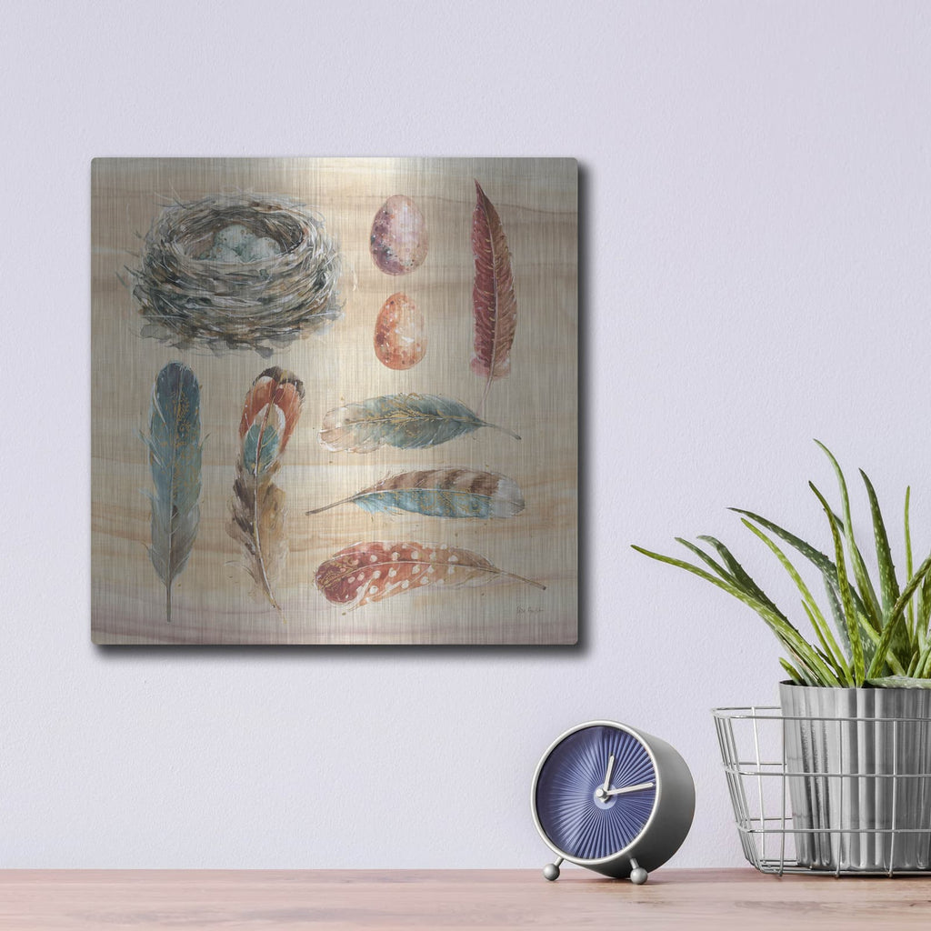 'Spiced Nature X' by Lisa Audit – Metal Wall Art, 12x12 room view