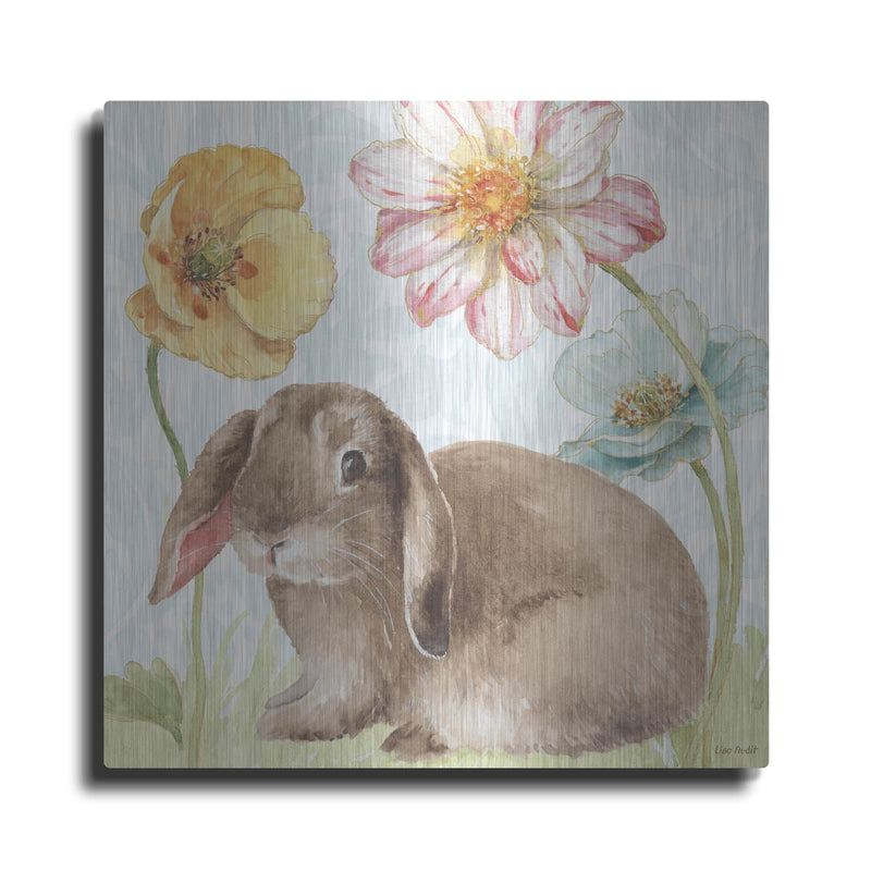 'Spring Softies Bunnies III' by Lisa Audit – Metal Wall Art