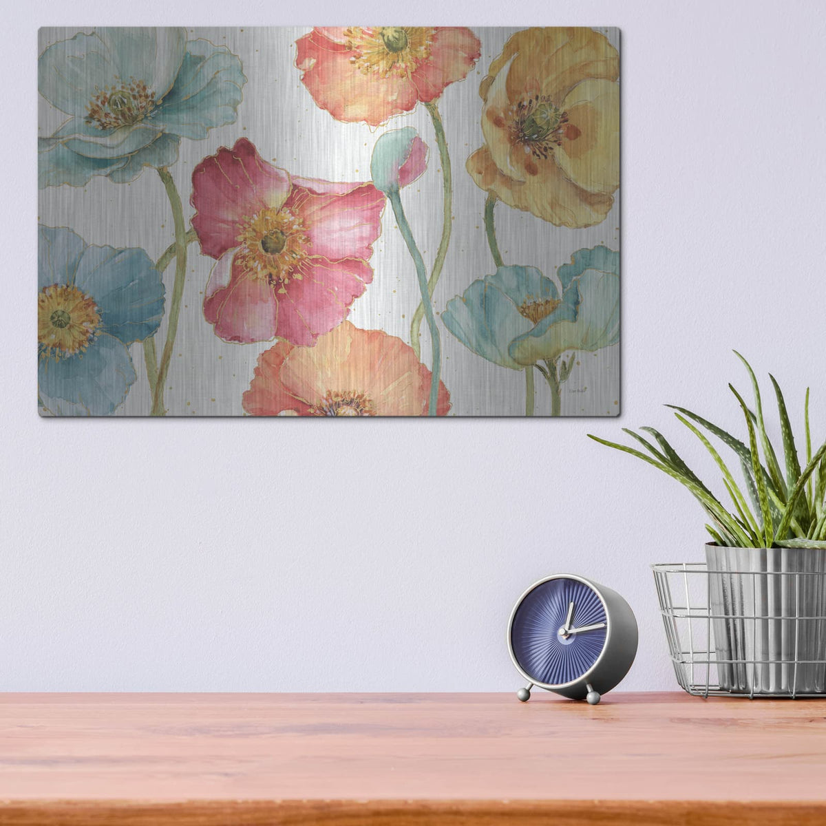 'Spring Softies I' by Lisa Audit – Metal Wall Art, 16x12 room view