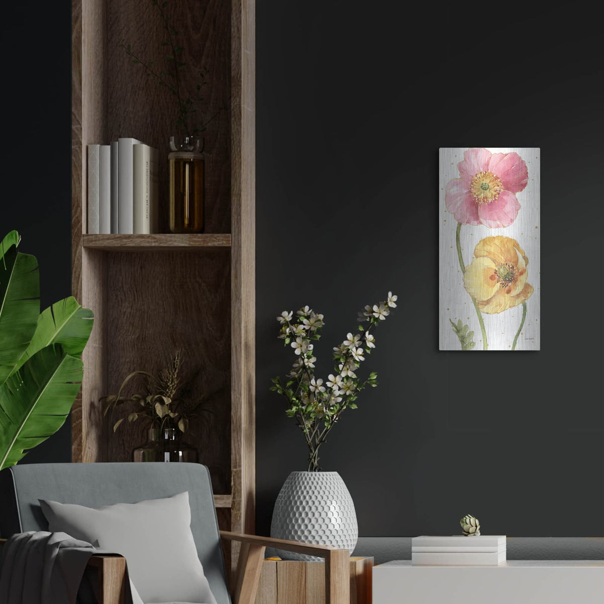 'Spring Softies IV' by Lisa Audit – Metal Wall Art, 12x24 room view