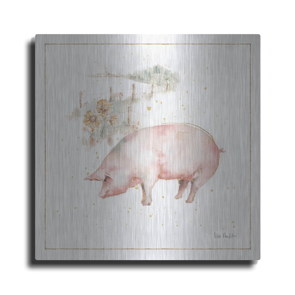 'Farm Friends IX' by Lisa Audit – Metal Wall Art
