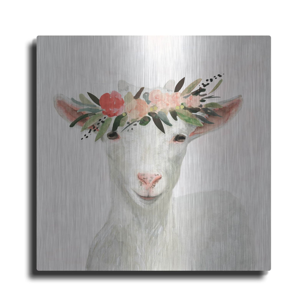 'Spring on the Farm III' by Victoria Borges – Metal Wall Art