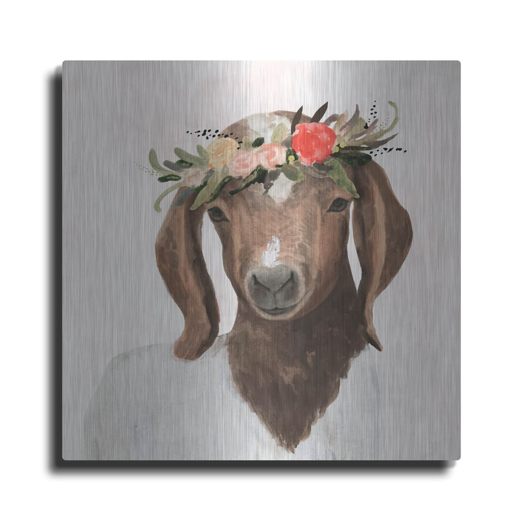 'Spring on the Farm IV' by Victoria Borges – Metal Wall Art