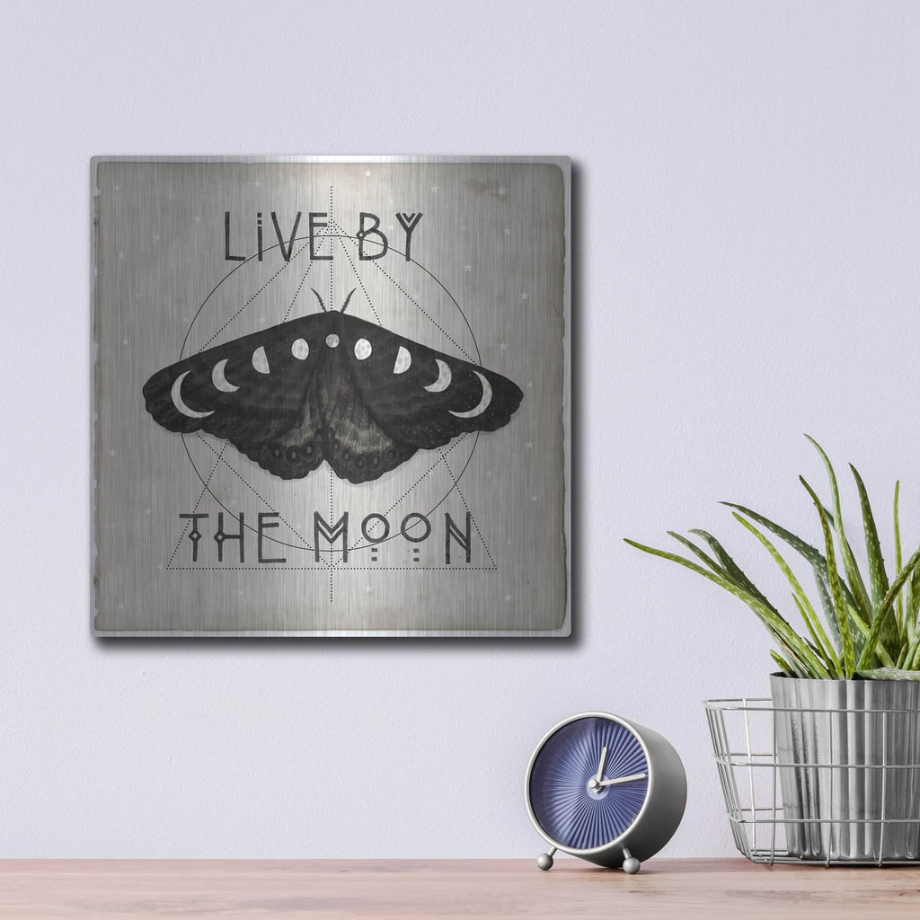 'Live' by Victoria Borges – Metal Wall Art, 12x12 room view