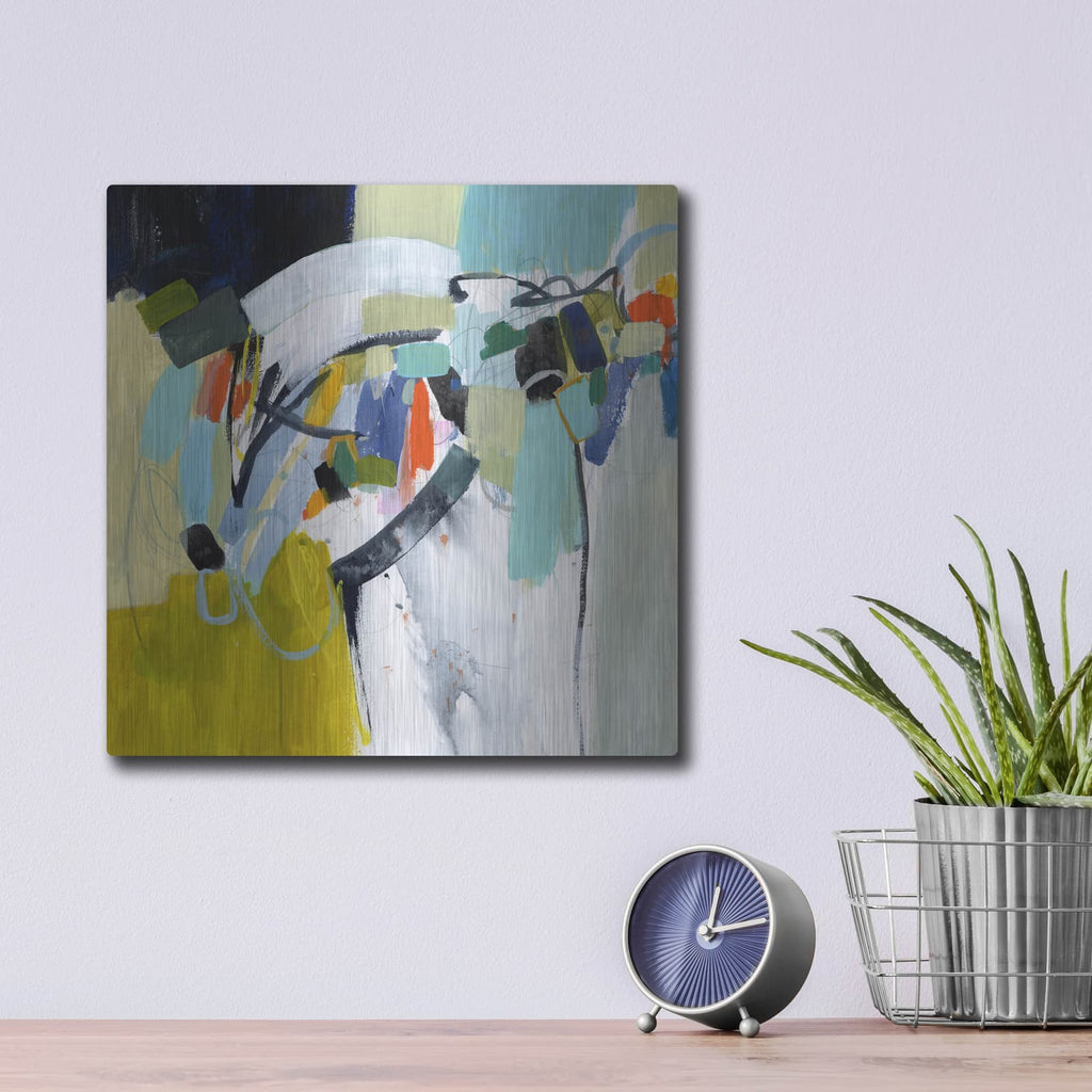 'Scarborough Fair I' by Victoria Borges – Metal Wall Art, 12x12 room view