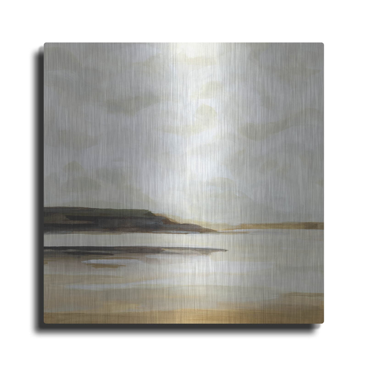 'Cloudy Coast I' by Victoria Borges – Metal Wall Art