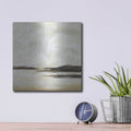 'Cloudy Coast II' by Victoria Borges – Metal Wall Art, 12x12 room view