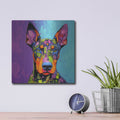 'Woof Deberman' by Rich Monet Metal Wall Art