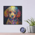 'Woof Poodle' by Rich Monet Metal Wall Art