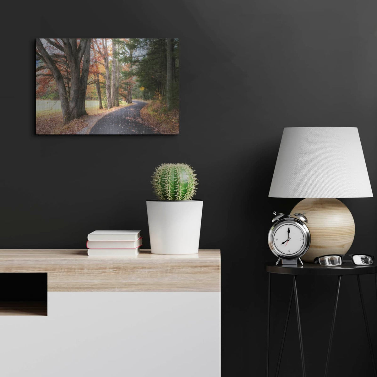 'Autumn Drive 1' by Danny Head – Metal Wall Art, 24x16 room view