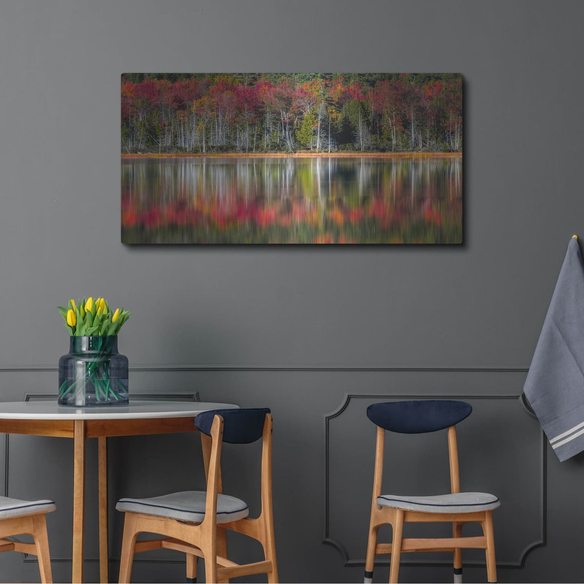 'Autumn Reflections' by Danny Head – Metal Wall Art, 48x24 room view