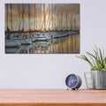 'Backlit Marina' by Danny Head – Metal Wall Art, 16x12 room view