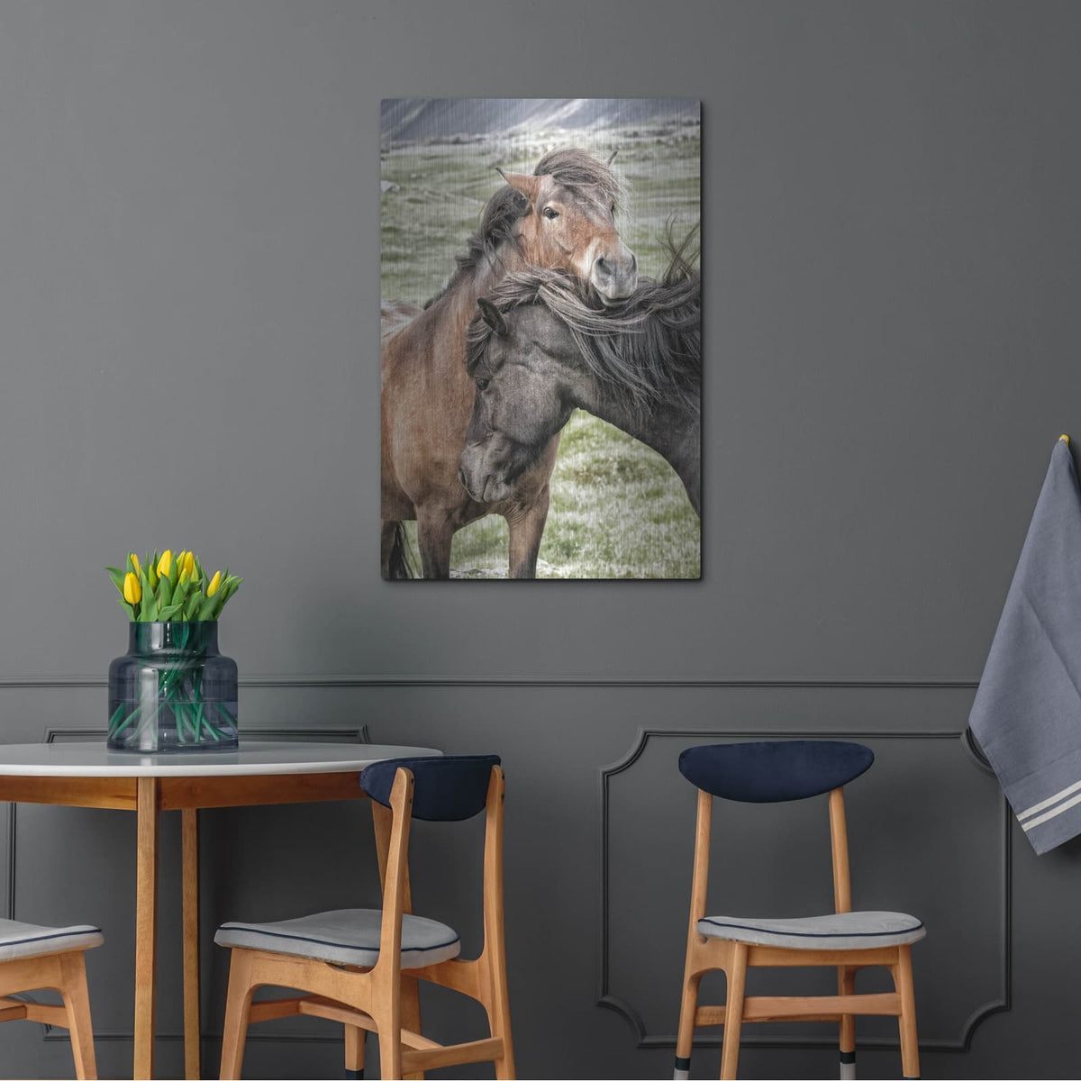'Best Friends' by Danny Head – Metal Wall Art, 24x36 room view