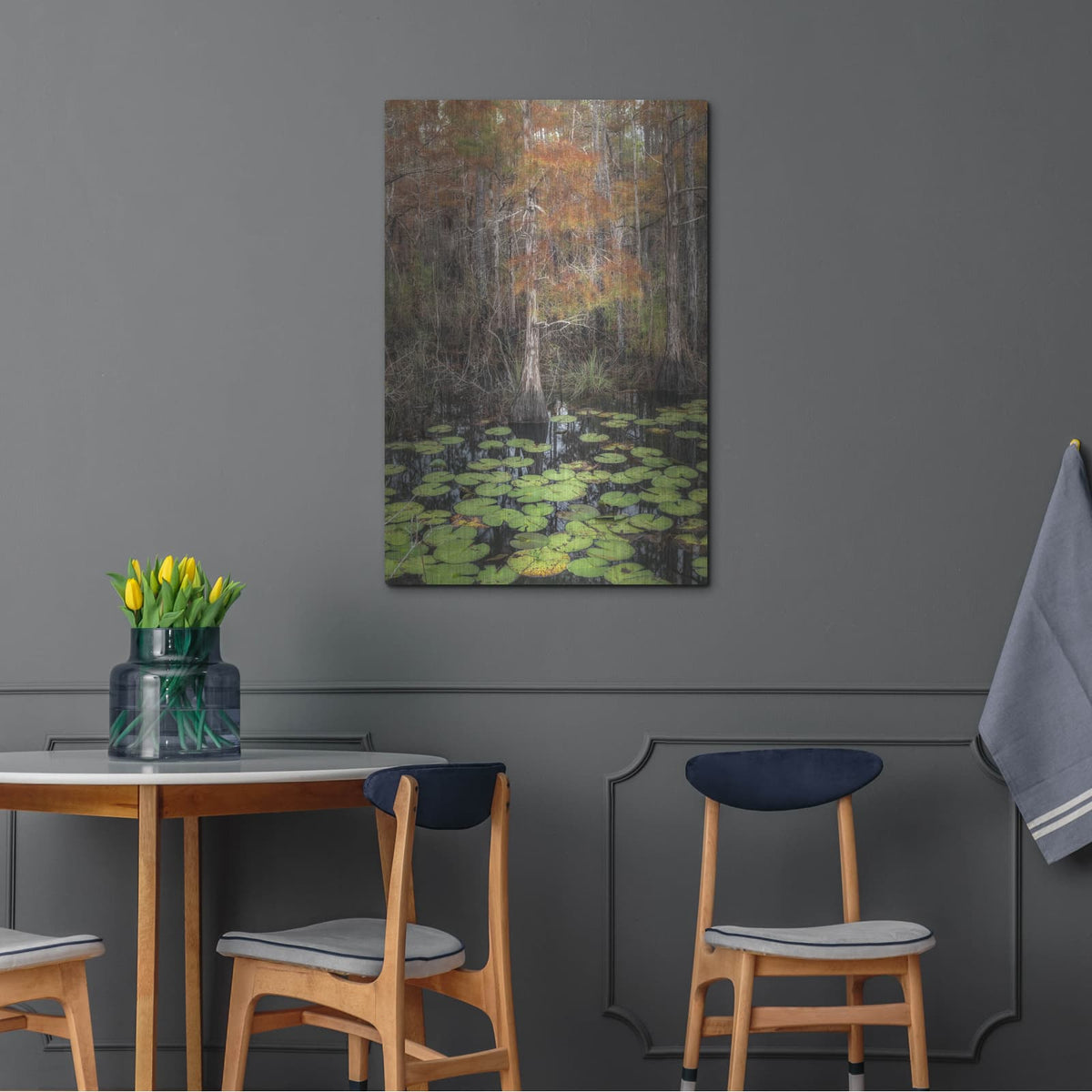 'Black Water 1' by Danny Head – Metal Wall Art, 24x36 room view