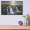 'Bridge Over Kirkjufellsfoss' by Danny Head – Metal Wall Art, 16x12 room view