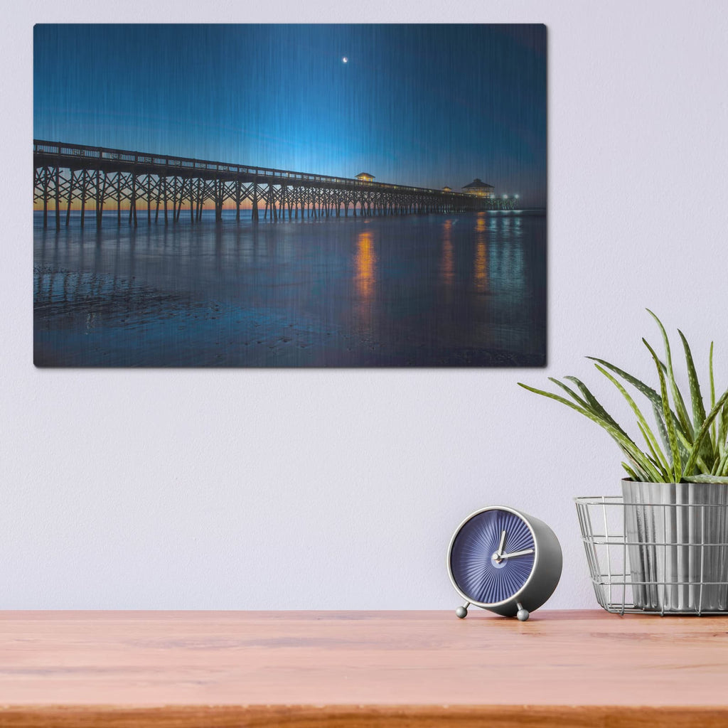 'Coastal Daybreak' by Danny Head – Metal Wall Art, 16x12 room view
