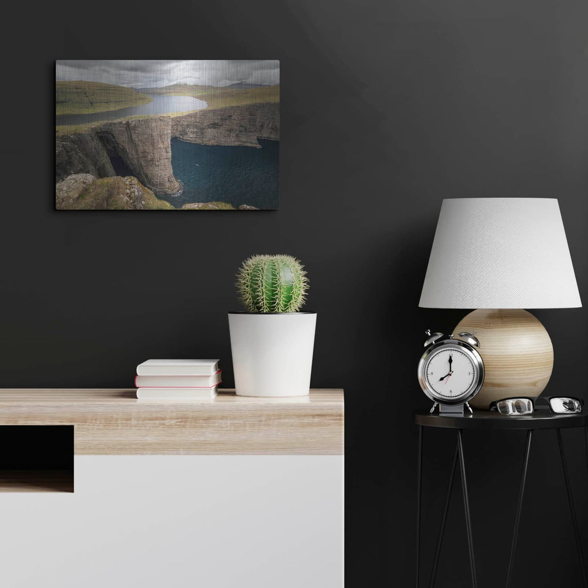 'Floating Lake' by Danny Head – Metal Wall Art, 24x16 room view