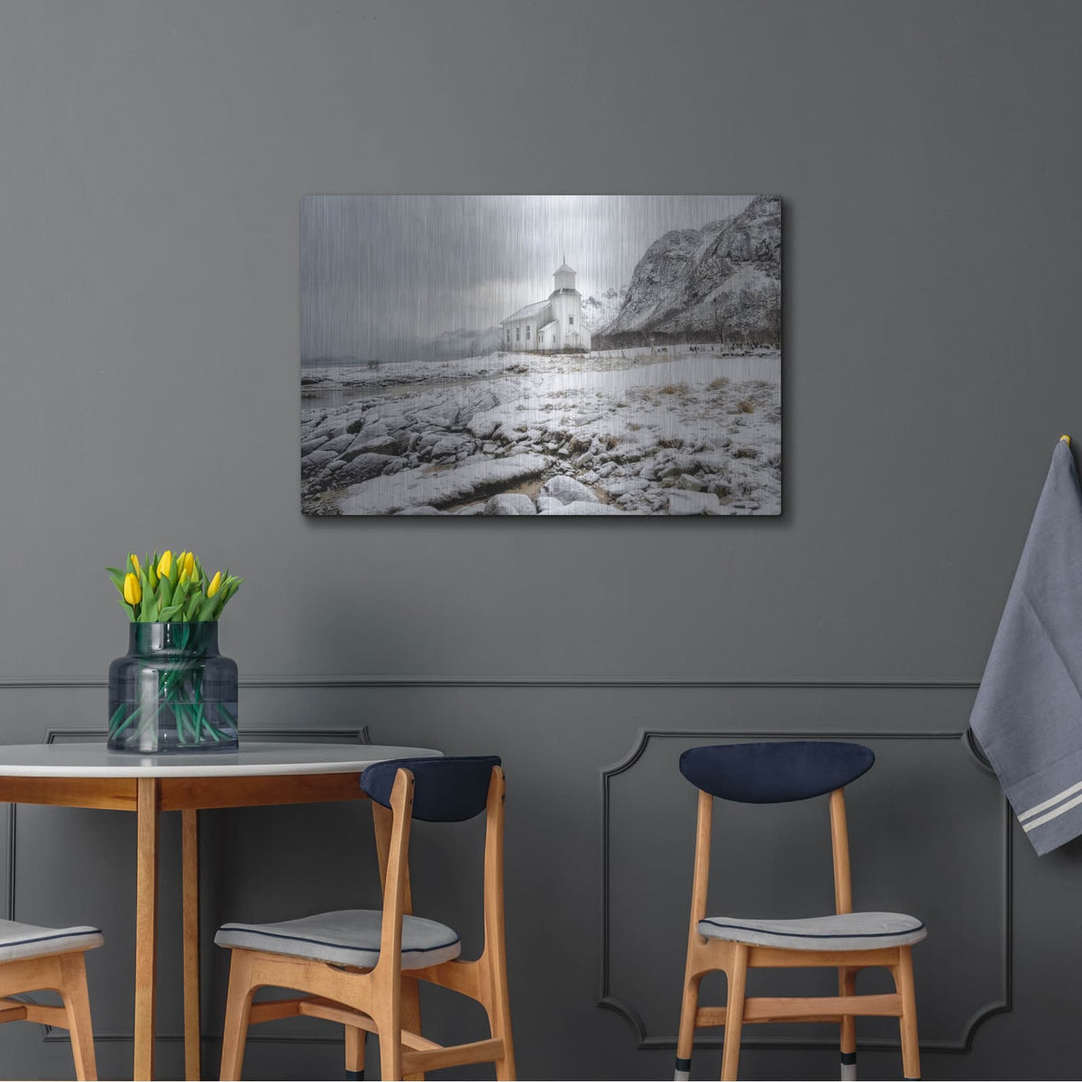 'Gimsoy Beach 1' by Danny Head – Metal Wall Art, 36x24 room view