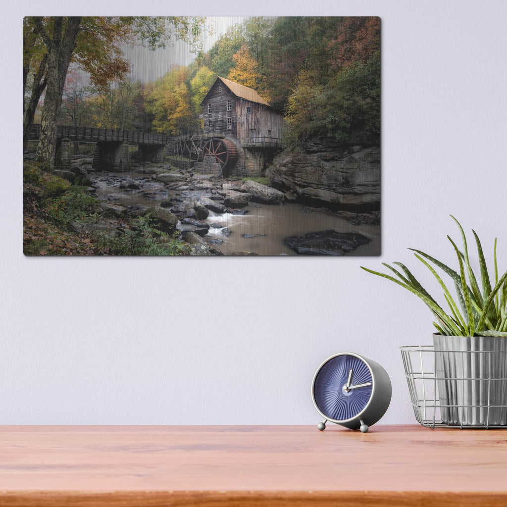 'Glade Creek Mill' by Danny Head – Metal Wall Art, 16x12 room view