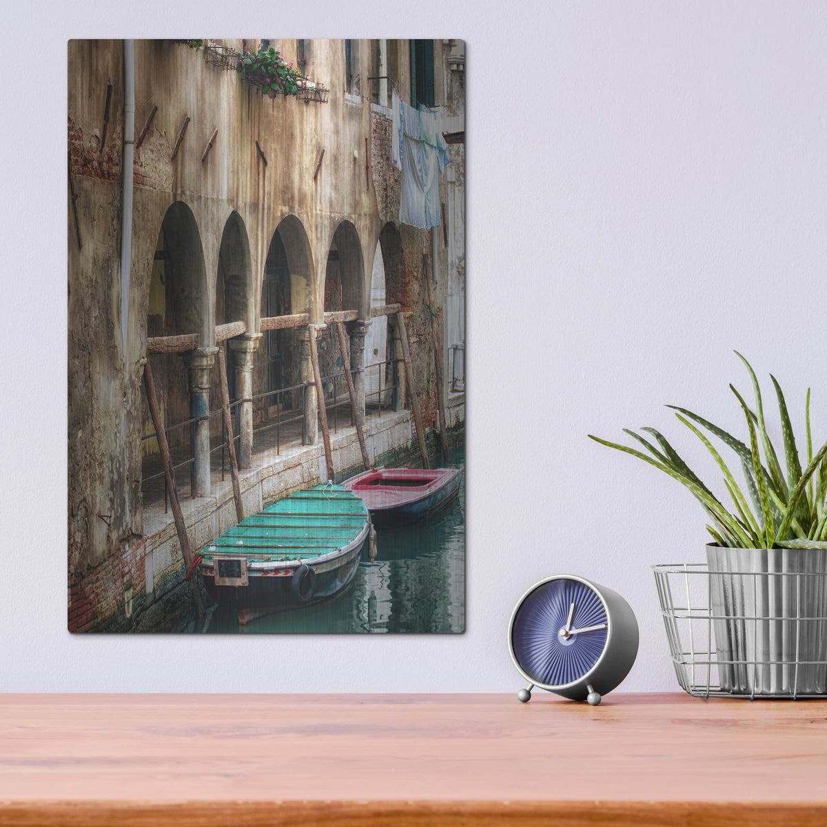 'Hanging Laundry' by Danny Head – Metal Wall Art, 12x16 room view