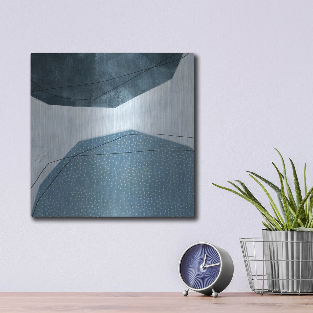 'Adjacent Abstraction 1' by Emma Scarvey – Metal Wall Art, 12x12 room view