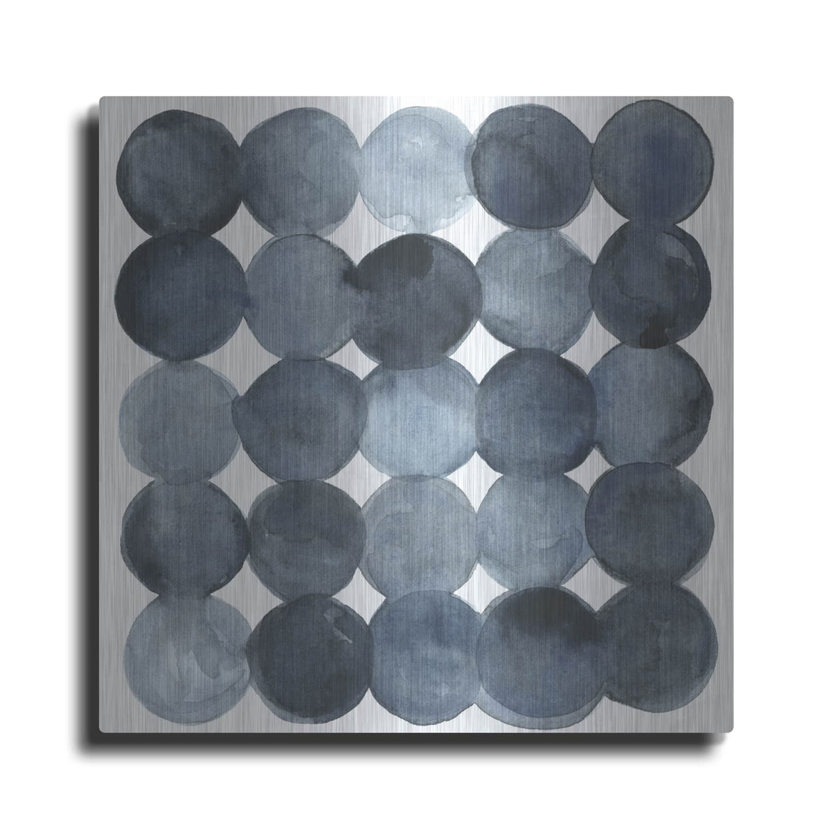 'Blue Grey Density 1' by Emma Scarvey – Metal Wall Art