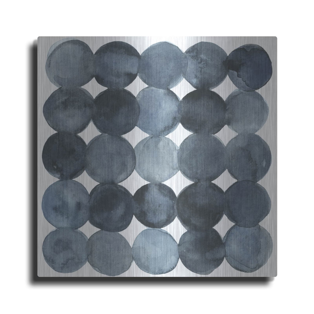 'Blue Grey Density 2' by Emma Scarvey – Metal Wall Art