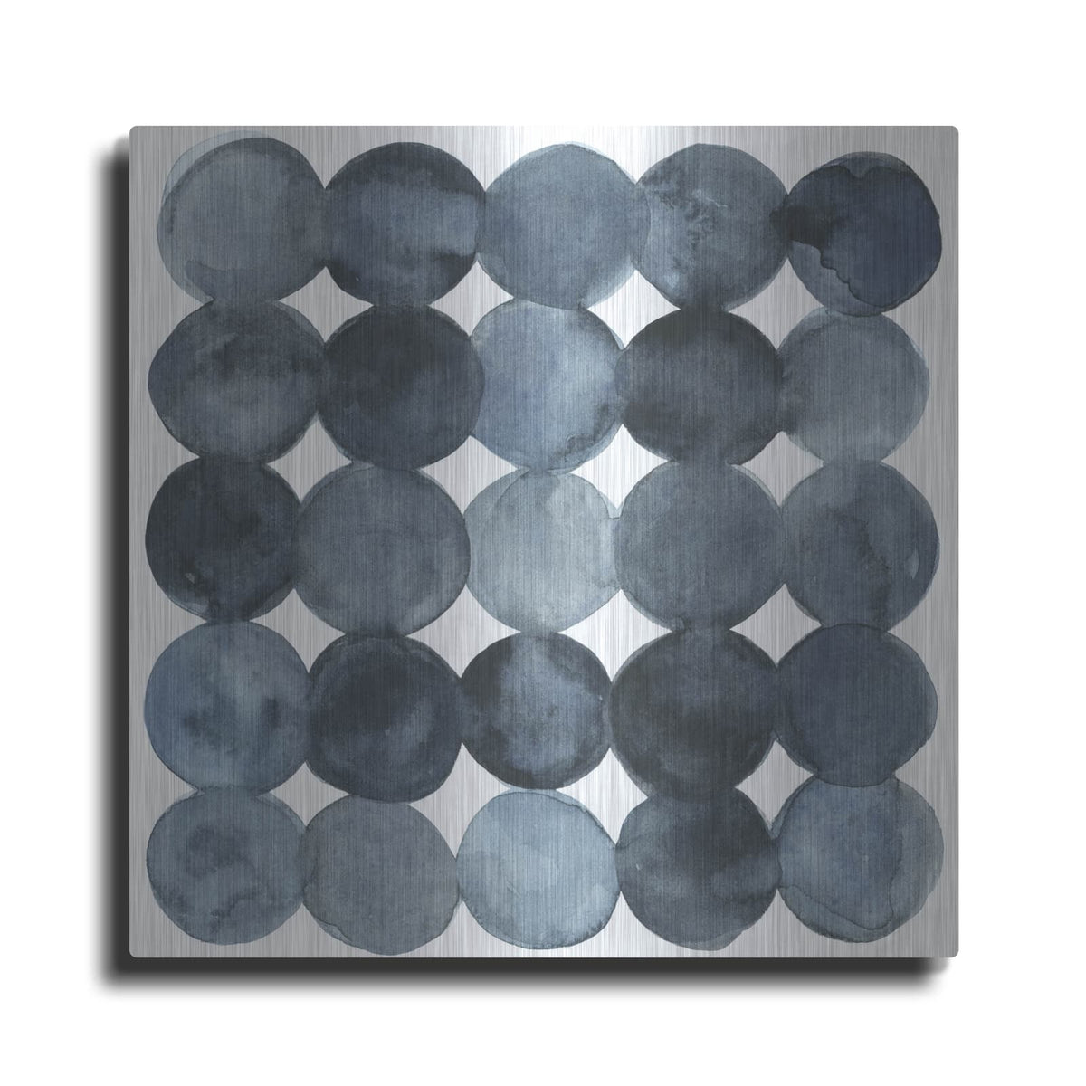 'Blue Grey Density 2' by Emma Scarvey – Metal Wall Art